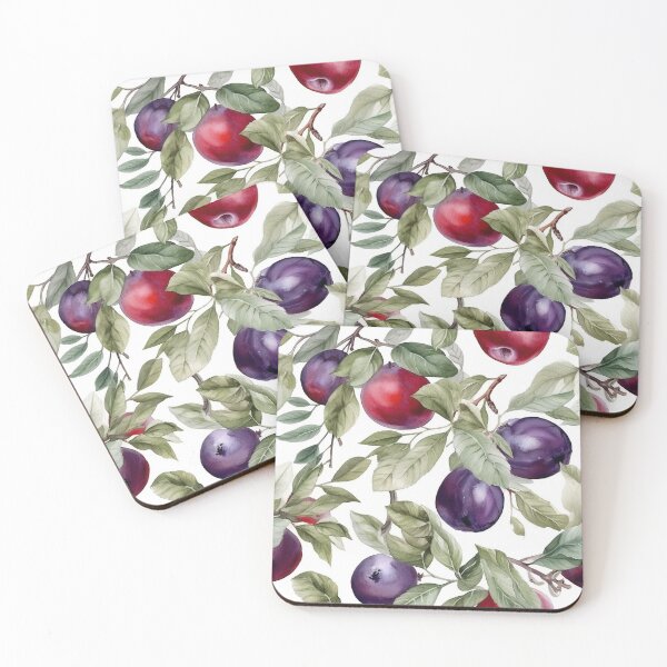 Item preview, Watercolor Plums designed and sold by PietyandDesire.
