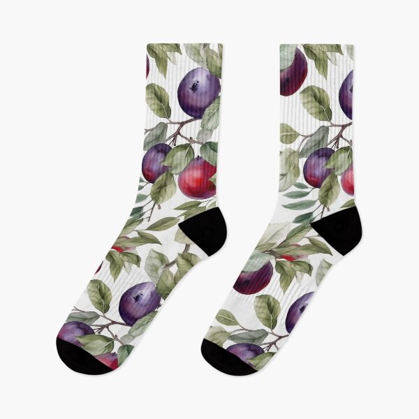 Item preview, Watercolor Plums designed and sold by PietyandDesire.