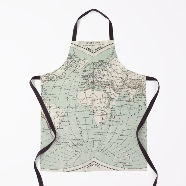 Item preview, Vintage Map of The World (1888) designed and sold by BravuraMedia.
