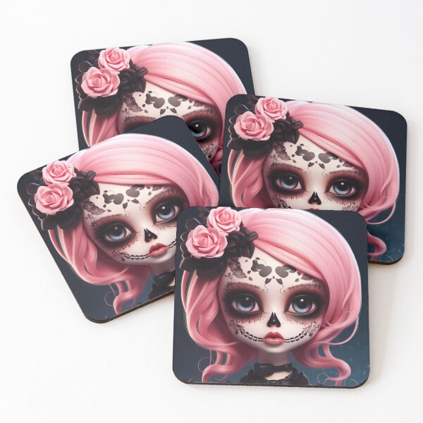 Item preview, Dia de Los Muertos Girl designed and sold by StudioRedKoala.