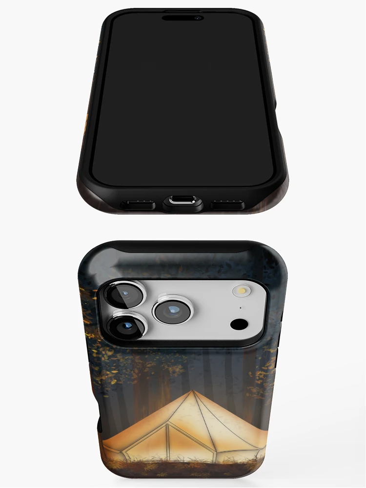 Thumbnail 3 of 4, iPhone Case, Camping Night designed and sold by RandaStore.