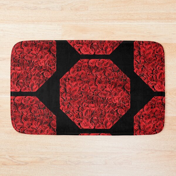 Item preview, Dark red painted small roses symbol designed and sold by FlowerandDesing.