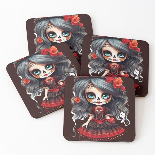 Item preview, Dia de Los Muertos Girl designed and sold by StudioRedKoala.