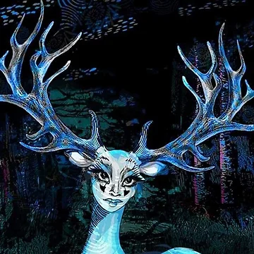 Artwork thumbnail, Magic Deer by RitaFancy
