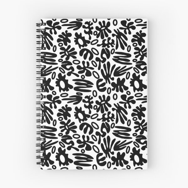 Item preview, Abstract organic black and white pattern designed and sold by Ninaeva.