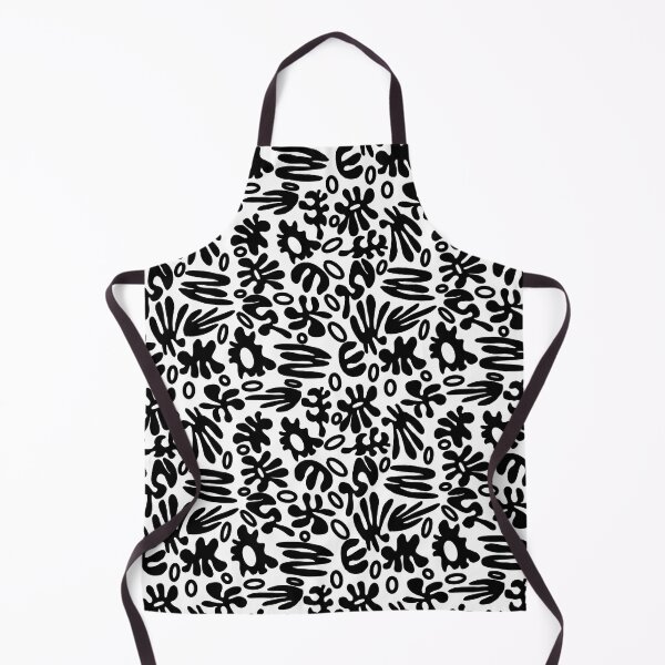 Item preview, Abstract organic black and white pattern designed and sold by Ninaeva.