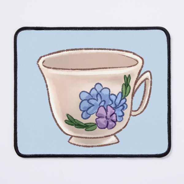 Item preview, Floral Teacup designed and sold by TurtleTeaHouse.