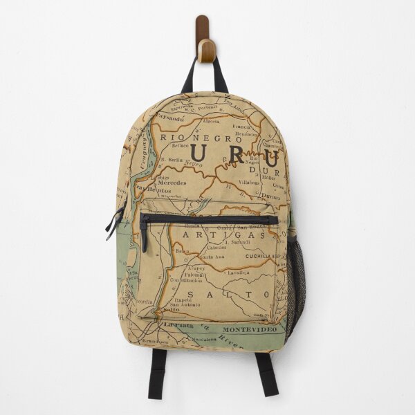 Item preview, Vintage Map of Uruguay (1924) designed and sold by BravuraMedia.