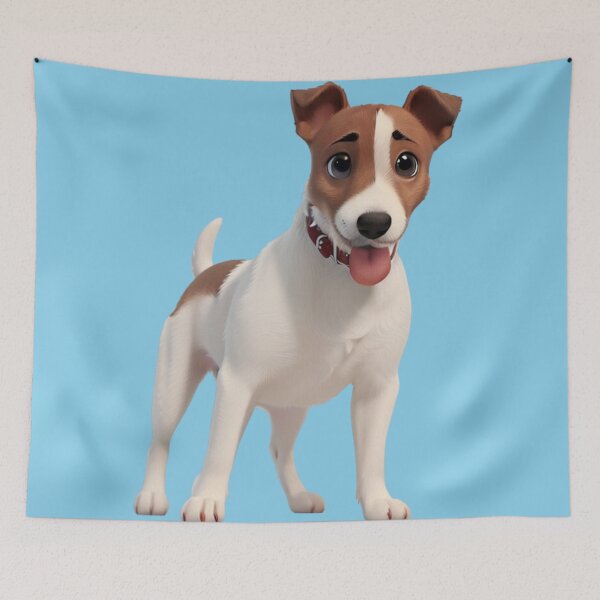 Item preview, Animated Jack Russell Terrier in 3D style designed and sold by ChickNickStudio.