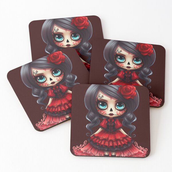 Item preview, Dia de Los Muertos Girl designed and sold by StudioRedKoala.