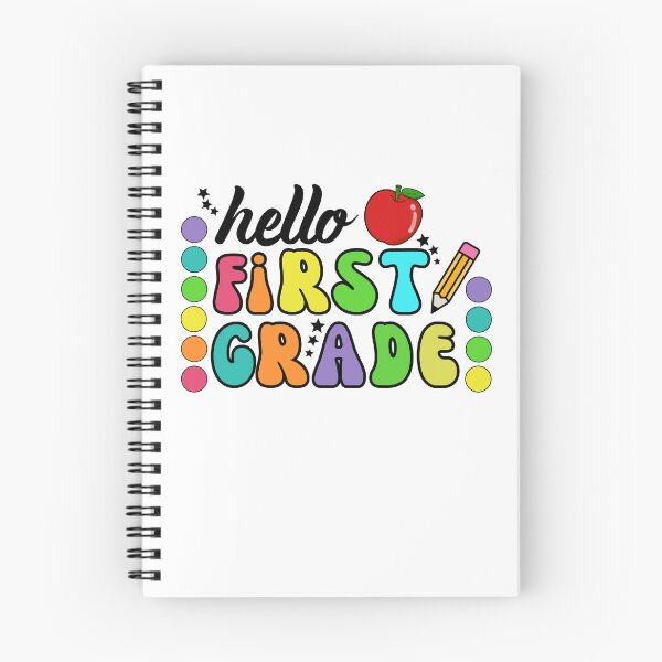 Item preview, Hello First Grade designed and sold by The Sticker Spree  ⭐️⭐️⭐️⭐️⭐️.