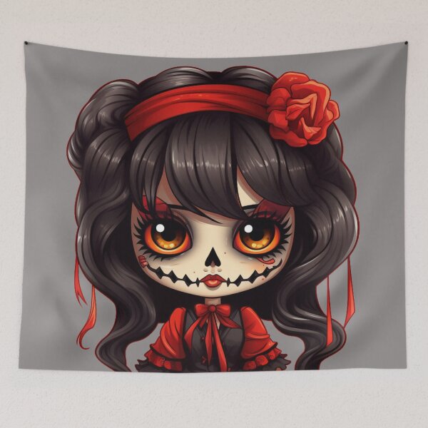 Item preview, Dia de Los Muertos Girl designed and sold by StudioRedKoala.