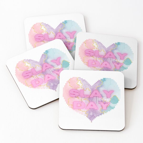 Item preview, Slay the Day Pixelated Heart designed and sold by Sershni.