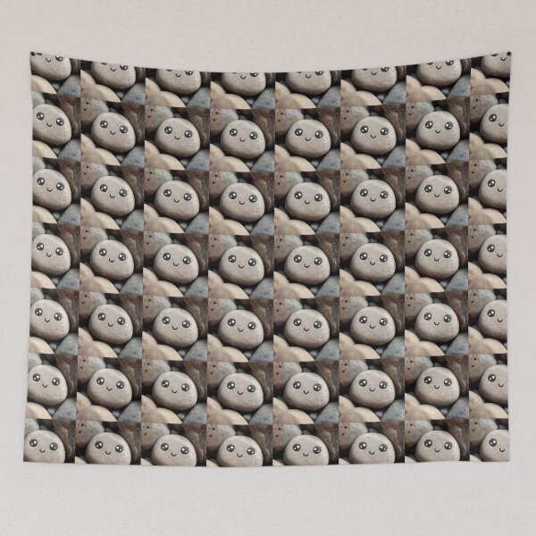 Item preview, Smiling Pet Rock Pattern designed and sold by Theo-B.