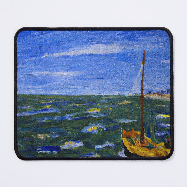Item preview, Van Gogh style boat on sea designed and sold by Nordic Shield Maidens.