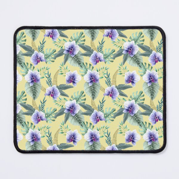 Item preview, orchids and tropical leaves designed and sold by DiorelleDesigns.