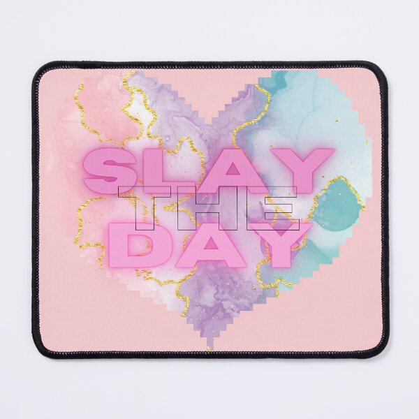 Item preview, Slay the Day Pixelated Heart designed and sold by Sershni.