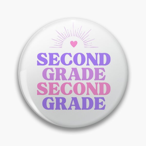 Item preview, Pink & Purple 2nd Grade for Kids and Teachers designed and sold by LearnandLove.