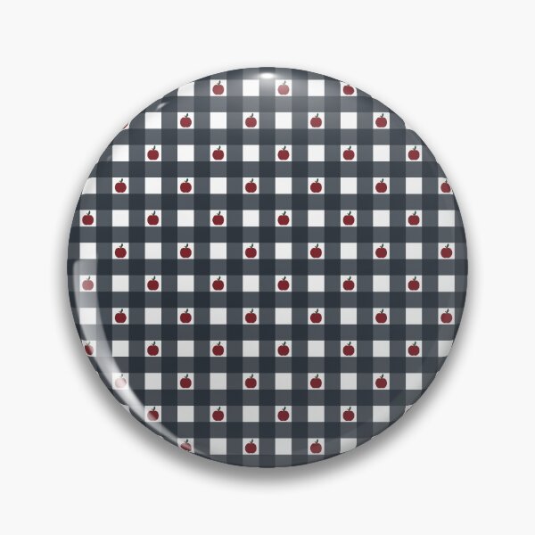 Item preview, Apple Checks - black and white designed and sold by Una Somerville.