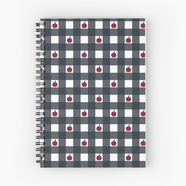 Item preview, Apple Checks - black and white designed and sold by Una Somerville.