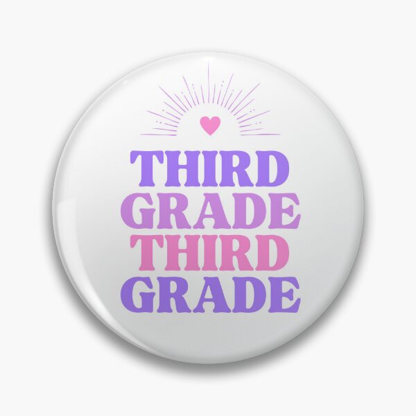 Item preview, Pink & Purple 3rd Grade for Kids and Teachers designed and sold by LearnandLove.