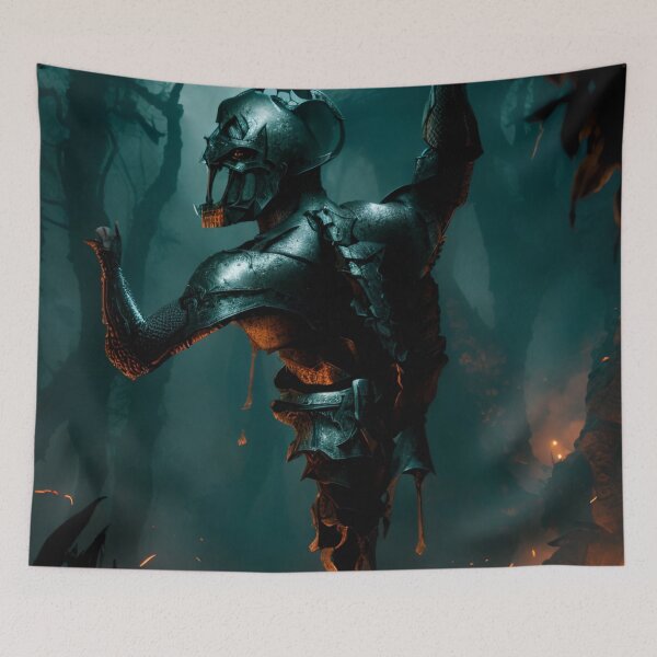 Item preview, Cave of zombie cyborg designed and sold by Glenbobagins.