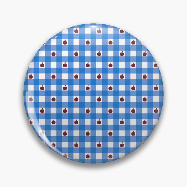 Item preview, Apple Checks - crisp blue and white  designed and sold by Una Somerville.