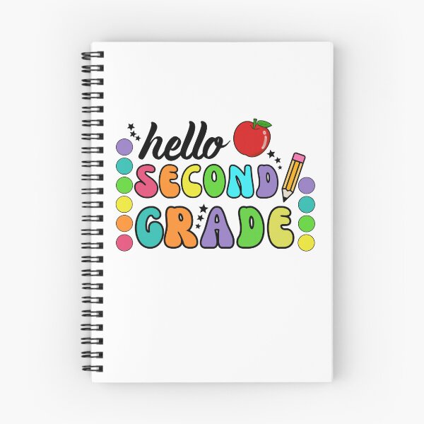 Item preview, Hello Second Grade  designed and sold by The Sticker Spree  ⭐️⭐️⭐️⭐️⭐️.