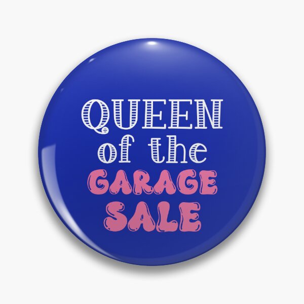 Item preview, Queen Of The Garage Sale Funny Thrifting Humor designed and sold by SharpThreadZ.
