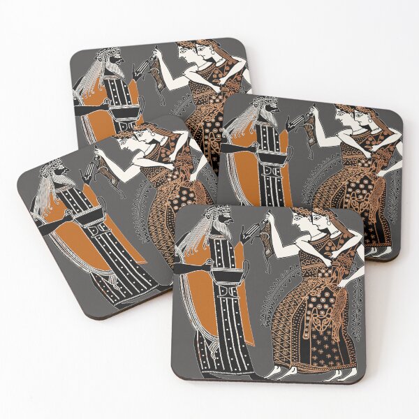 Item preview, Dionysos and 2 maenads designed and sold by frederic Lecut.