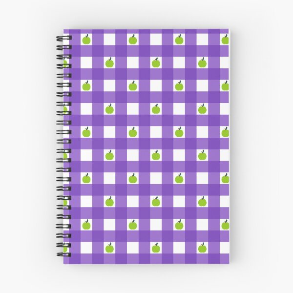Item preview, Apple Checks - violeta y blanco designed and sold by Una Somerville.