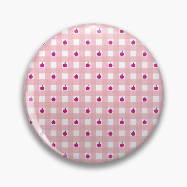 Item preview, Apple Checks - Tickled Pink and Barbie Pink Apples designed and sold by Una Somerville.