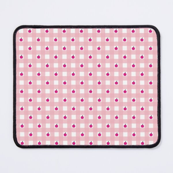 Item preview, Apple Checks - Tickled Pink and Barbie Pink Apples designed and sold by Una Somerville.