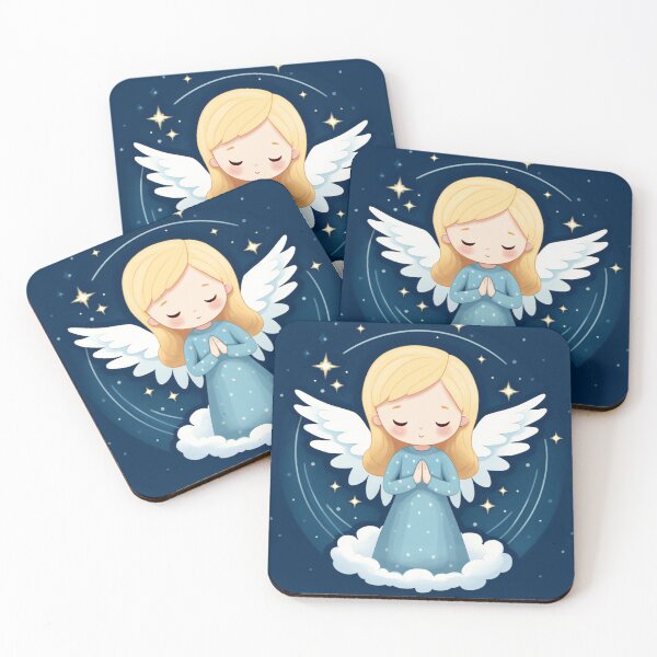 Item preview, Starry Night Angel / Guardian Angel designed and sold by LoLovi.