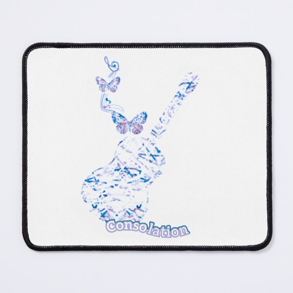 Item preview, Guitar Butterfly Consolation Blue designed and sold by IvaRenee.