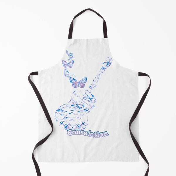 Item preview, Guitar Butterfly Consolation Blue designed and sold by IvaRenee.