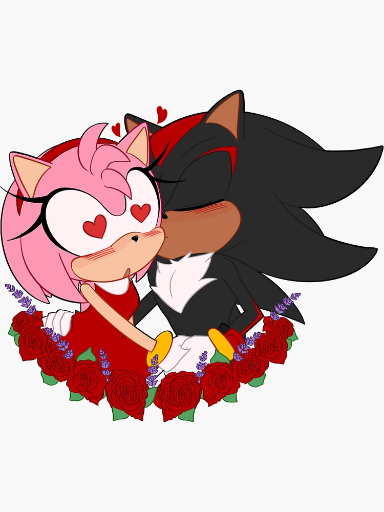 Sonic e Amy - SonAmy kiss on the cheek 😘 di Pberry-daki