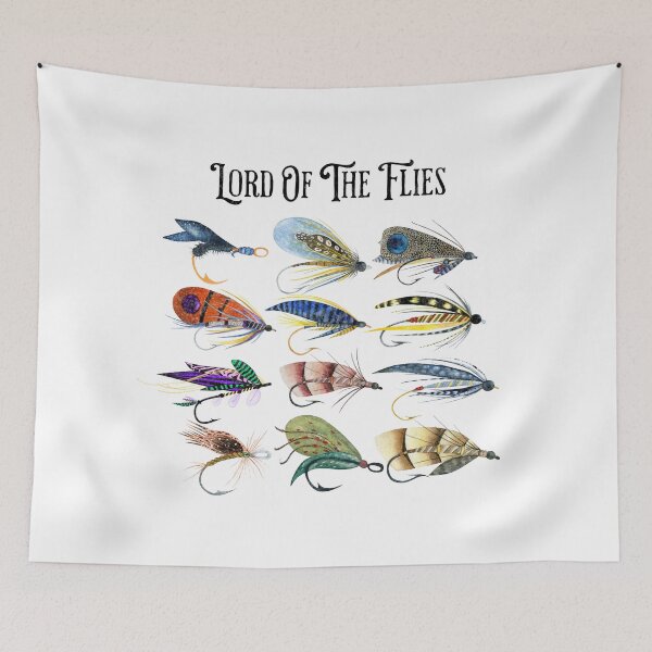 Item preview, Lord Of The Flies - Fly Fishing designed and sold by Rich Summers Art.