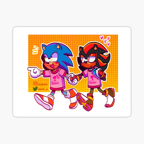 shadow sonic and silver the hedgehog pixel art  Sticker by LuisDiazZ