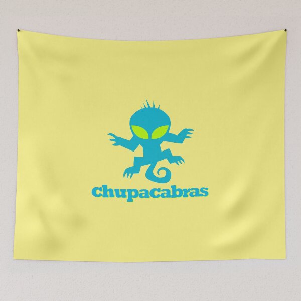 Item preview, Chupacabras Logo & Font (Turquoise/Lime) designed and sold by Simone Morana Cyla.