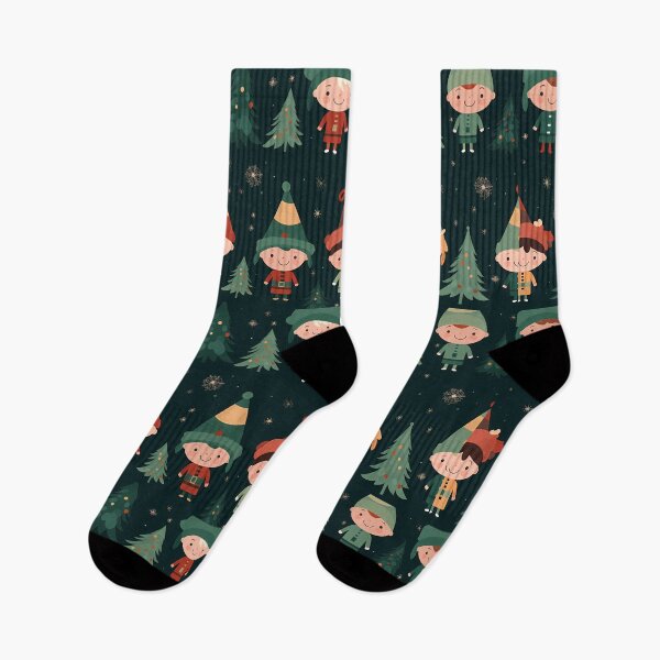 Item preview, Christmas Elf Pattern designed and sold by tropicaltee.