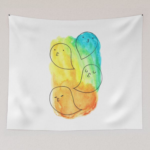 Item preview, Kissy Face Watercolor Ghost designed and sold by SaradaBoru.