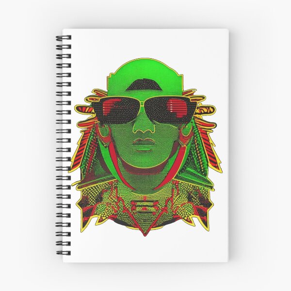 Item preview, Futuristic Neon Reggae Funkster designed and sold by reggaeartgifts.