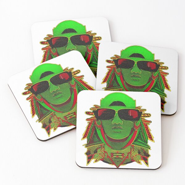 Item preview, Futuristic Neon Reggae Funkster designed and sold by reggaeartgifts.