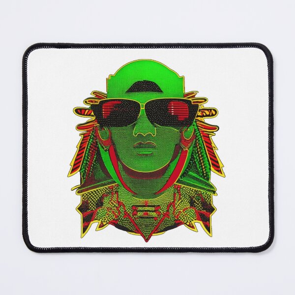 Item preview, Futuristic Neon Reggae Funkster designed and sold by reggaeartgifts.