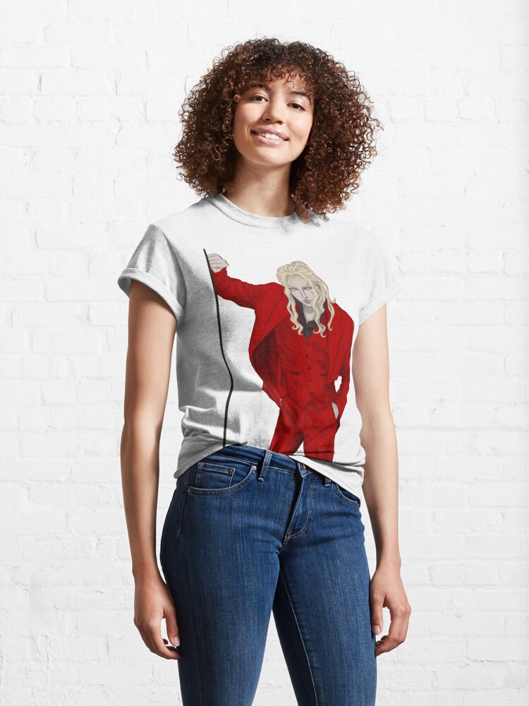 Discover Castlevania Alucard with High Ponytail in Red Suit | Classic T-Shirt