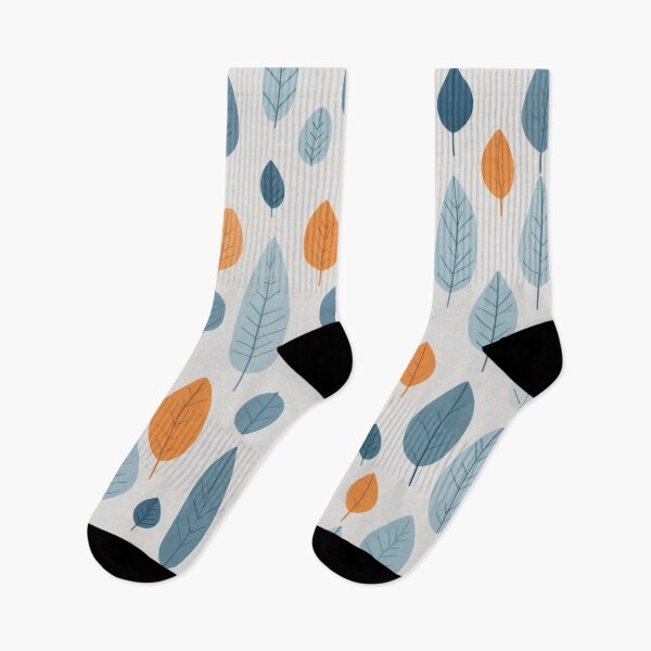 Item preview, Simple Clean Scandinavian leaves pattern designed and sold by ArtfulGallery1.