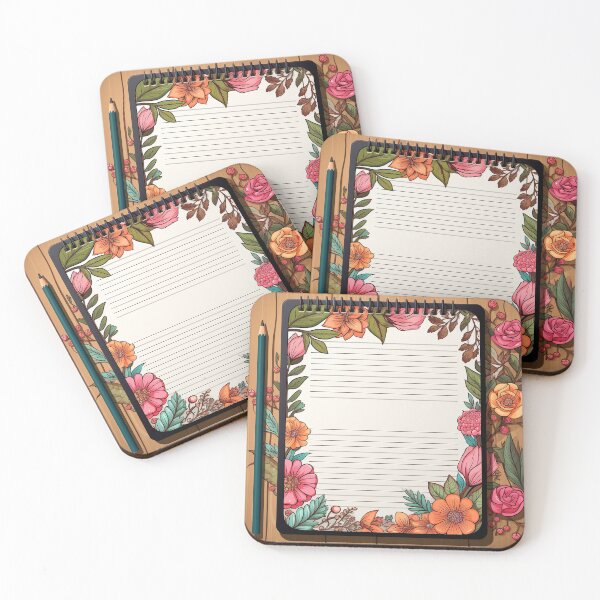 Item preview, Floral Note-Writing / Notes with flowers / Write whatever you want /personalized /funny designed and sold by LoLovi.