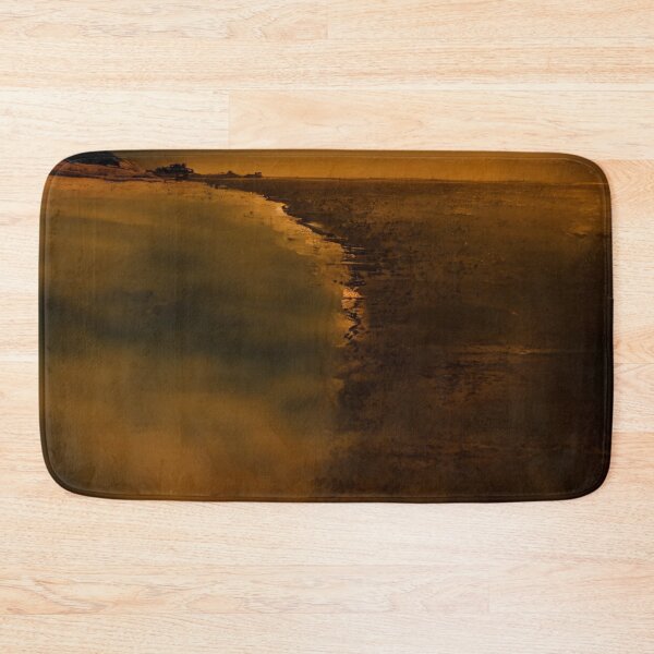 Item preview, North Sea seaside at night designed and sold by Glenbobagins.