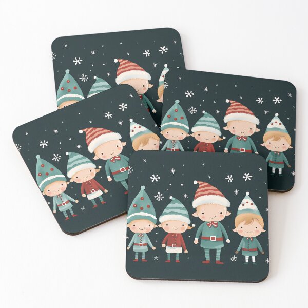 Item preview, Christmas Elf Pattern designed and sold by tropicaltee.